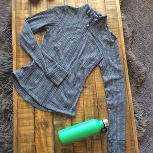 Grey Lululemon zip up